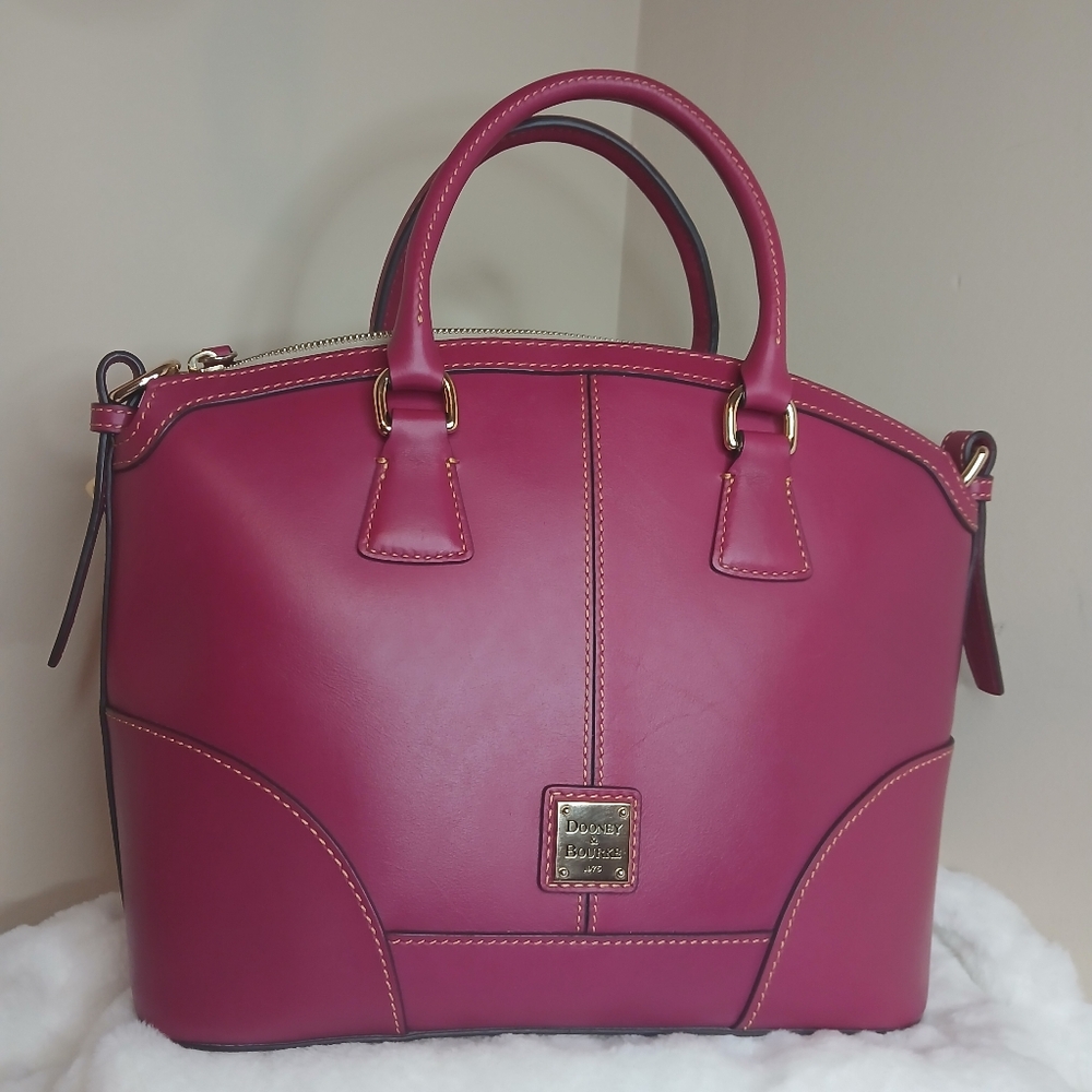 Dooney & Bourke Pink Leather Satchel